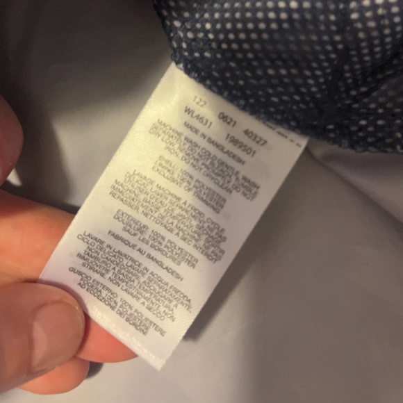 Columbia blue camo long sleeve hooded windbreaker jacket NWT - Picture 9 of 10